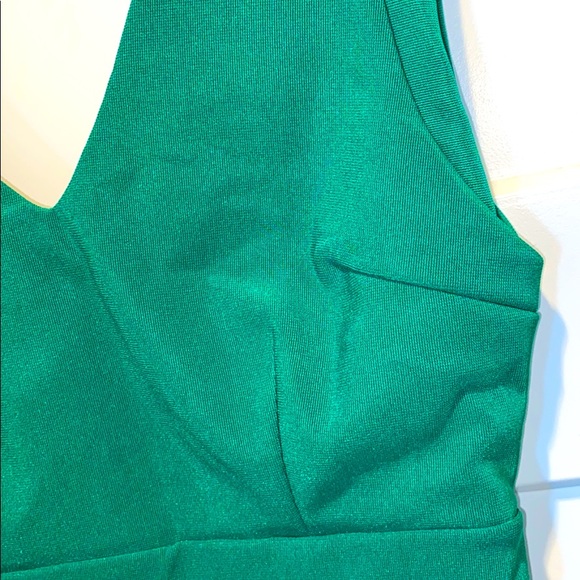 Brand New Emerald Green body-con low back dress - Picture 7 of 15